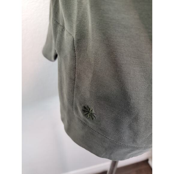Athleta Seasoft Crewneck Sweatshirt SZ XXS Aspen Olive Green Quiet Luxury Luxe - Picture 7 of 11
